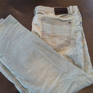 Express Rocco Light Slim Fit Straight Leg Jeans 36